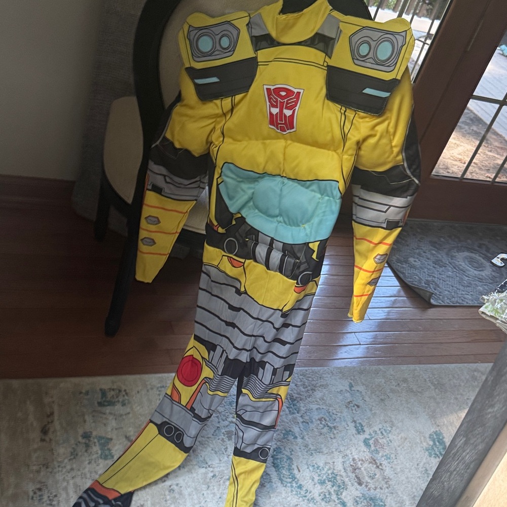 Transformers Bumblebee Kids Superhero Costume - Yellow, Black, and Blue